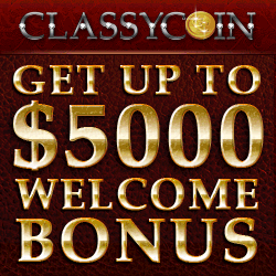 ClassyCoin Casino Current Promotion